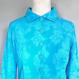 Jaren 60 Vanda Key West-jurk met handafdruk: modieuze katoenen jurk - maat 8