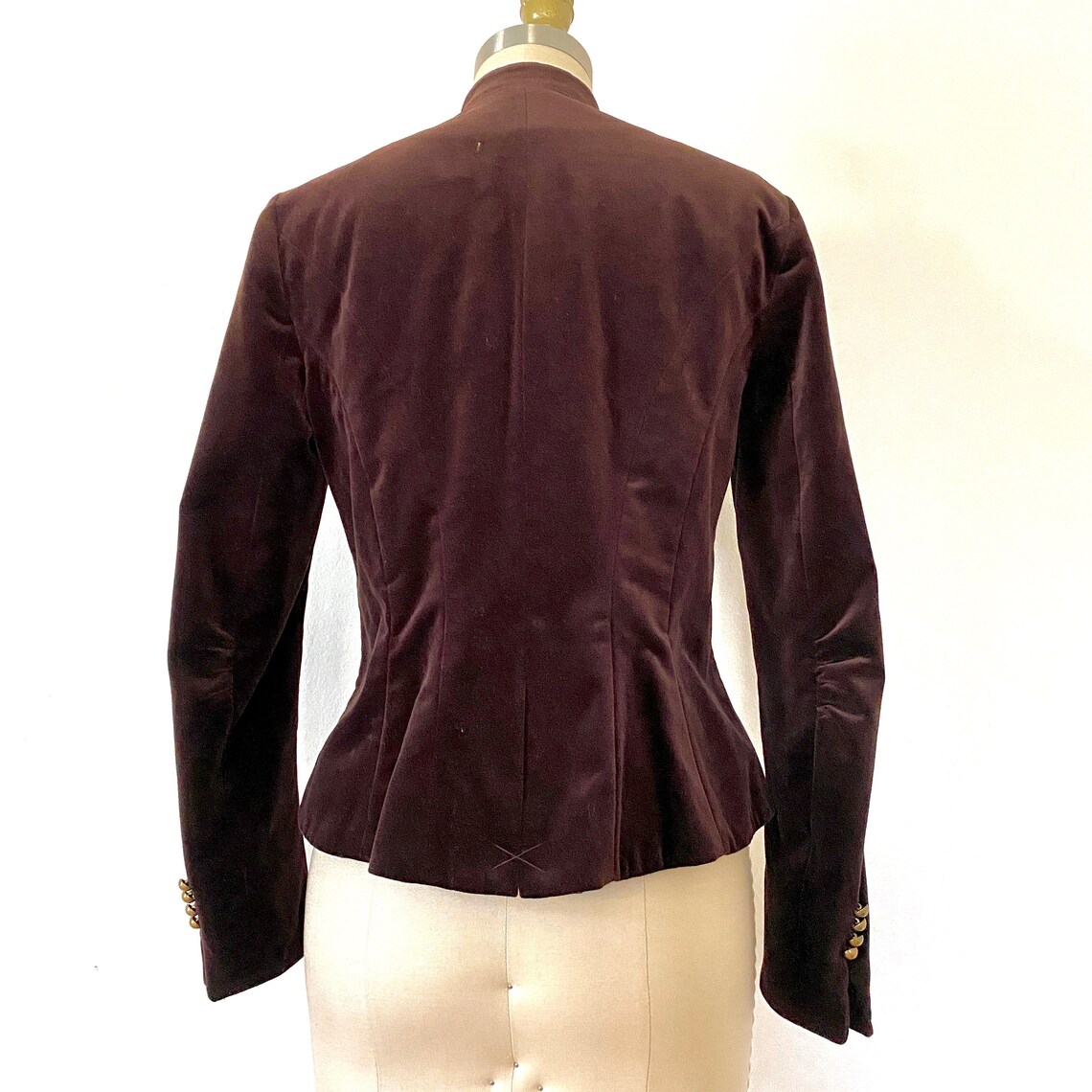 1980 Preppy Vintage RALPH LAUREN Velvet Jacket Designer Blazer Etsy