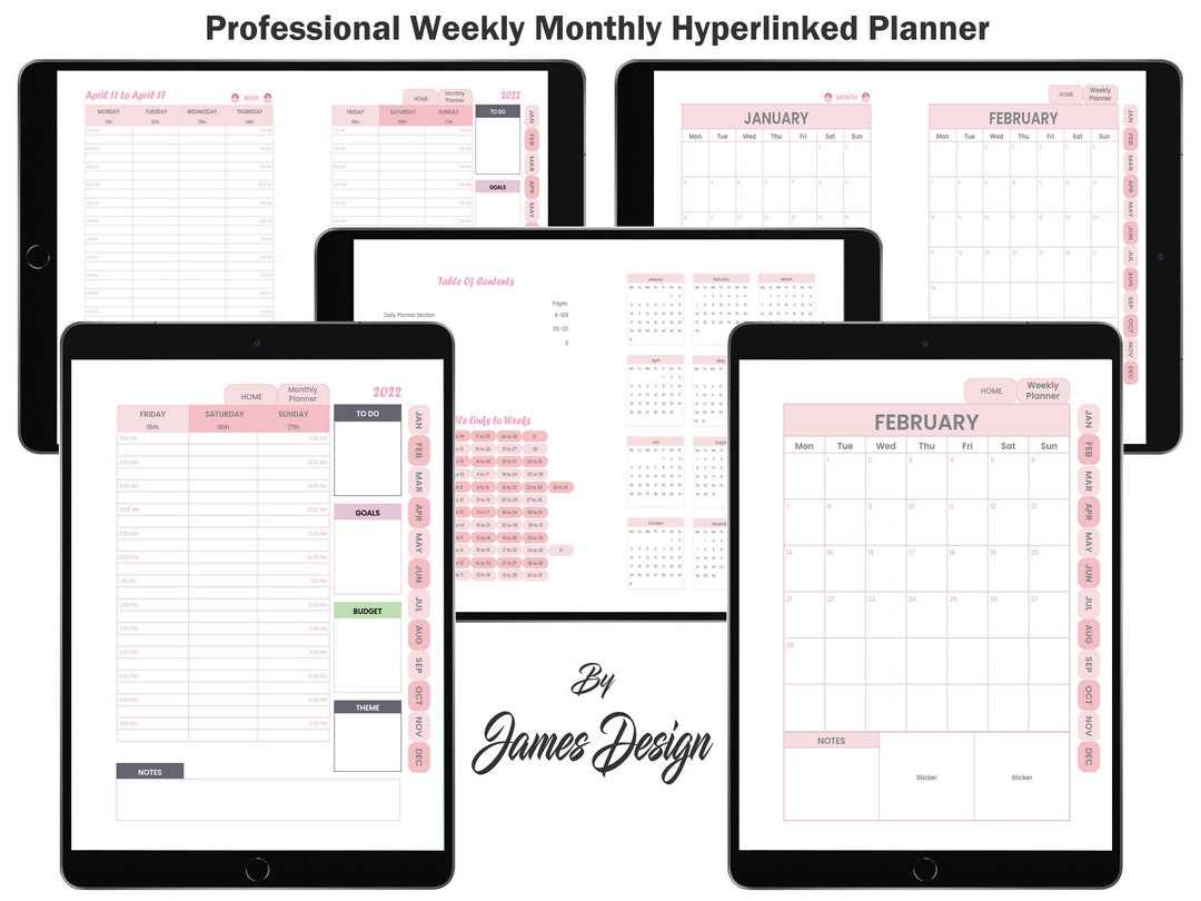 Digital Planner, iPad Planner, Goodnotes Planner, Notability Planner