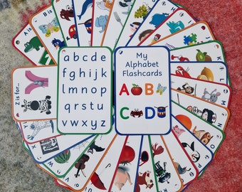 ABC Letter Learning | Childrens ABC Flashcards | ABC Printable Flashcards | Kids Learning | Pre-School | Toddler | Home School Activity