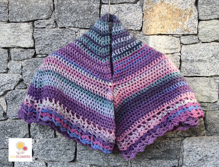 Mantellina Scialli Della Nonna Mantellina Scialle Uncinetto Facile