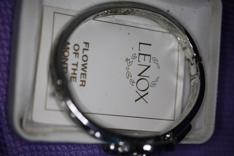 Lenox Flower of the Month Bracelet Etsy