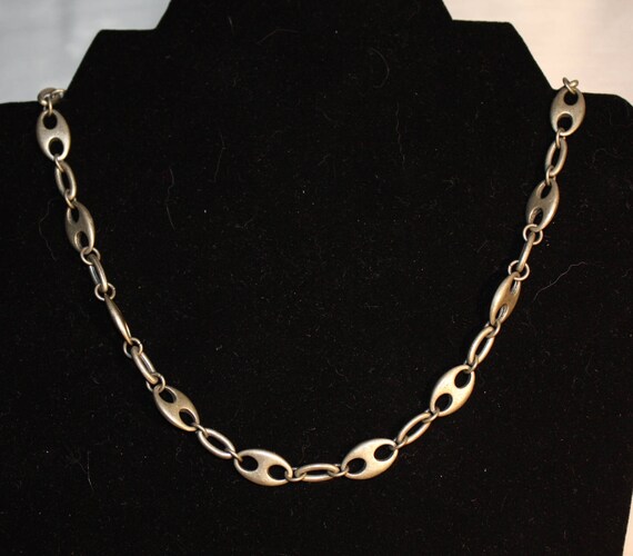 18" Silver tone large Link Chain - image 1