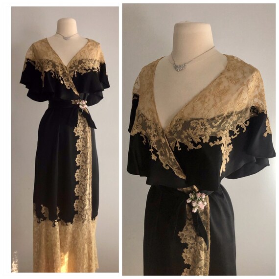 Old Hollywood Glamour Art Deco 1930's 30s silk Lux