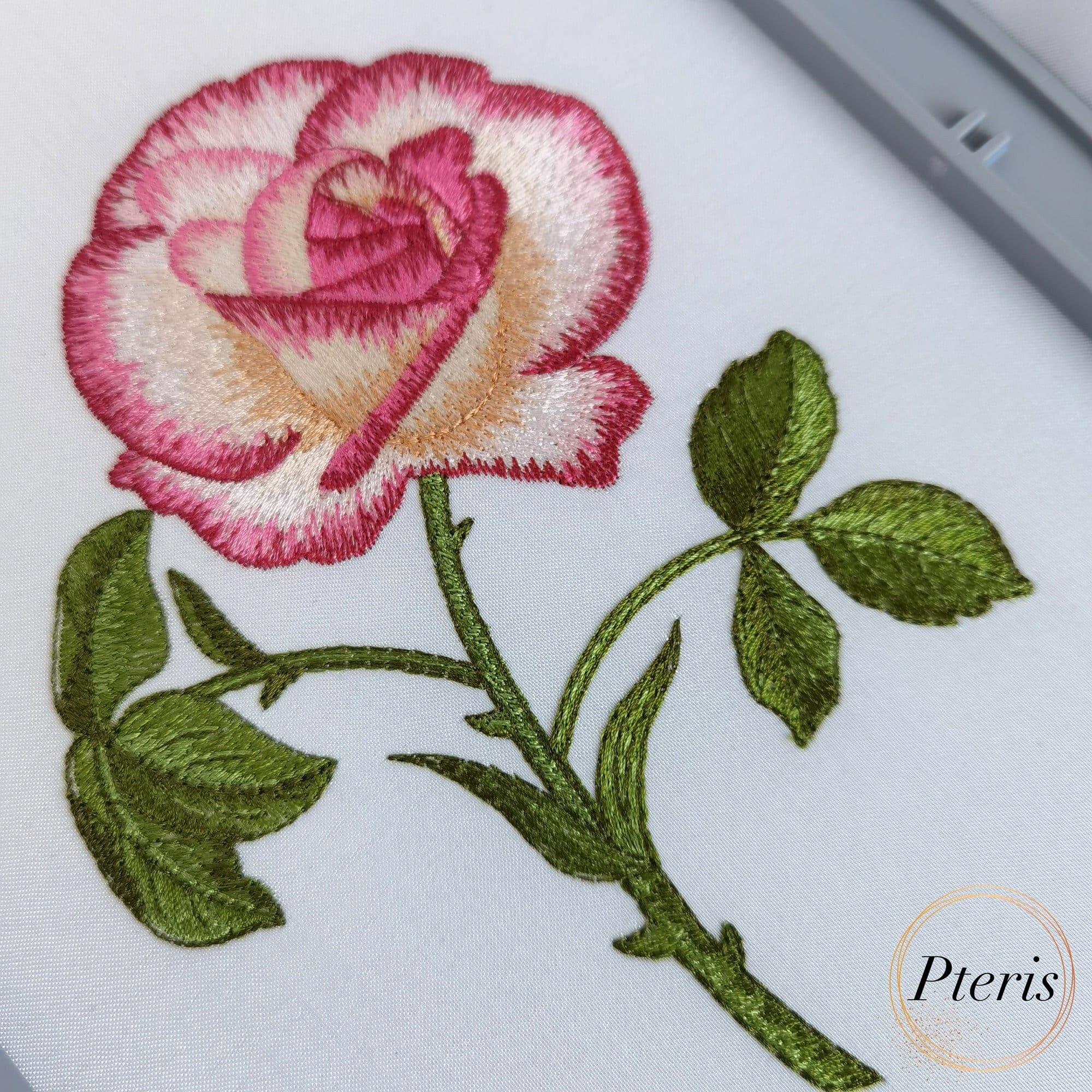 Yellow Rose Embroidery Design - Etsy