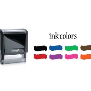 Self inking Address Stamp, Return Address Stamp, Custom Address Stamp, Personalized stamp image 3