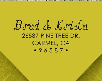 Custom Address Stamp, Return Address Stamp, Self Inking Address Stamp, Personal Stamp