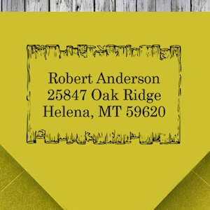 Custom Address Stamp, Self Inking stamp, Return Address Stamp, Rubber Stamp