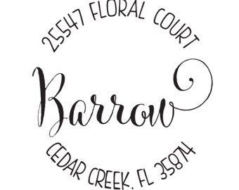 Return Address Stamp - Custom Address Stamp - Personalized Address Stamp