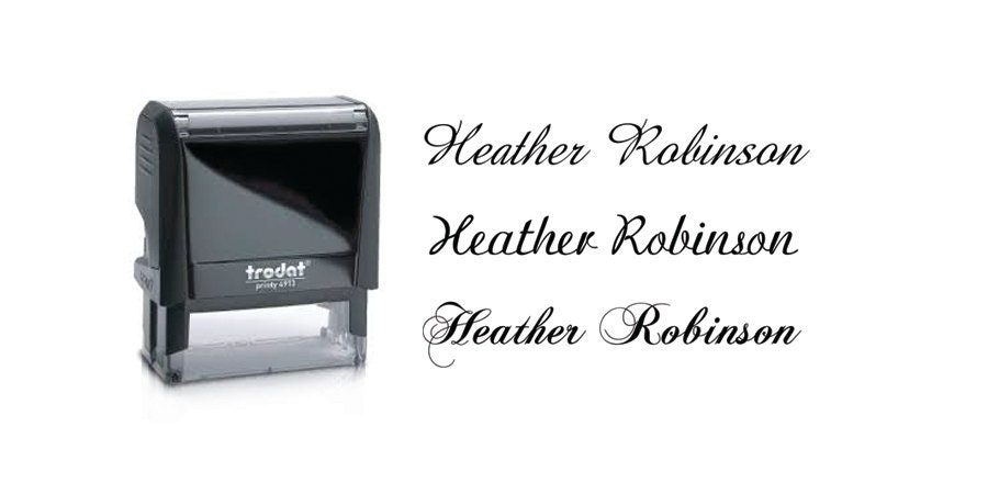 custom name stamp signature stamp self inking name stamp