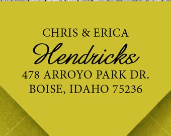 Personalized Self Inking Address Stamp, Return Address Stamp, Custom Address Stamp, Save the Dates, Wedding Invitations