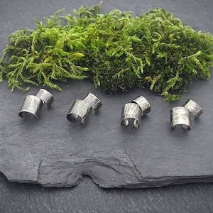 Sterling Silber Ohrmanschette, Größe für Ihre obere Helix und erhältlich in Birke und anderen Baumrinden. Perfekt für Nicht-Piercing Ohren
