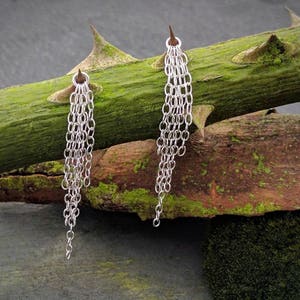 Waterfall Earring Jackets made from solid Sterling Silver, pair these jackets with your favourite pair of earrings to add new interest