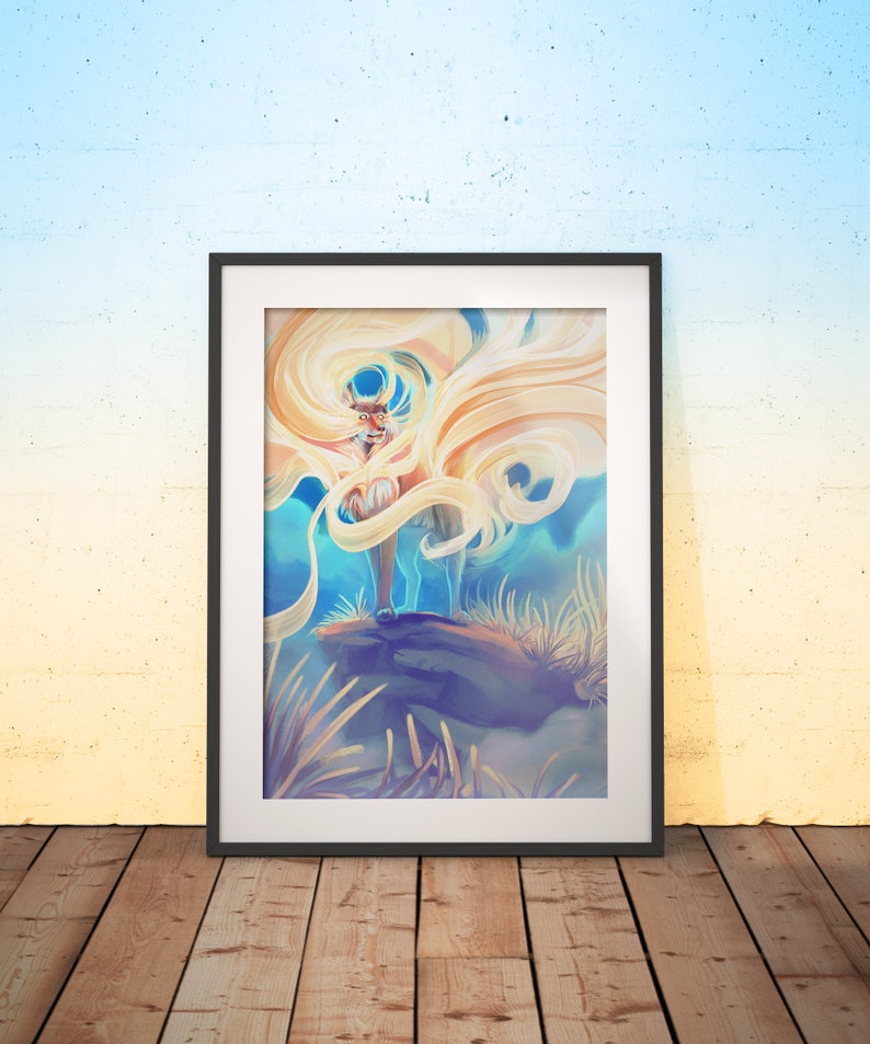 Mural Single or Together Poster A3 Poster Art Print Daybreaker /& Nighttaker Wall decor