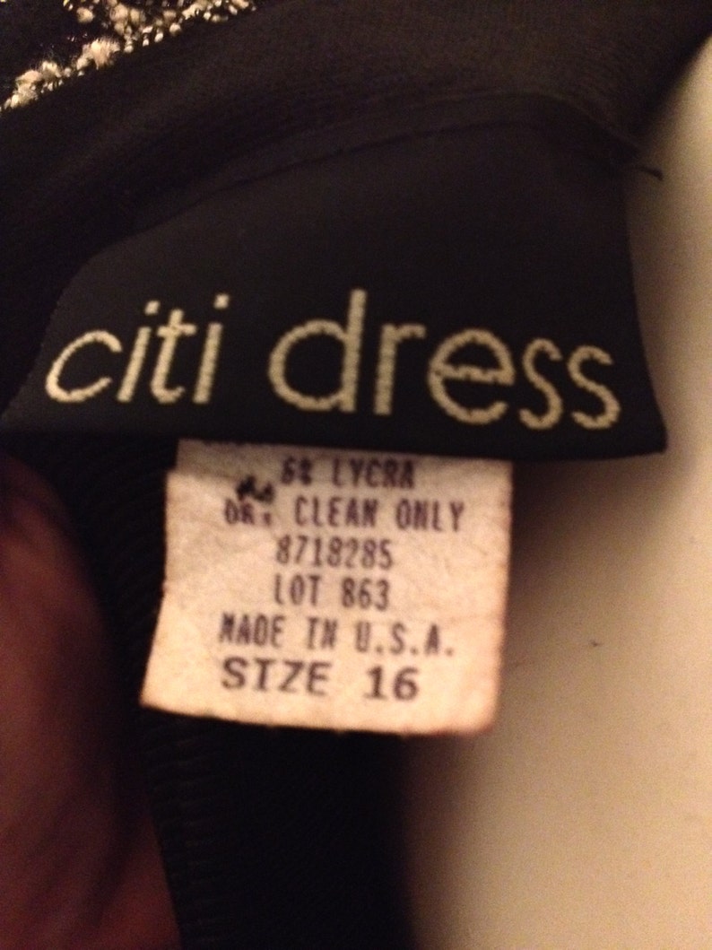 Dutchess Style Dress Long Black Evening Dress New Years EveVintage Size16 Free Shipping