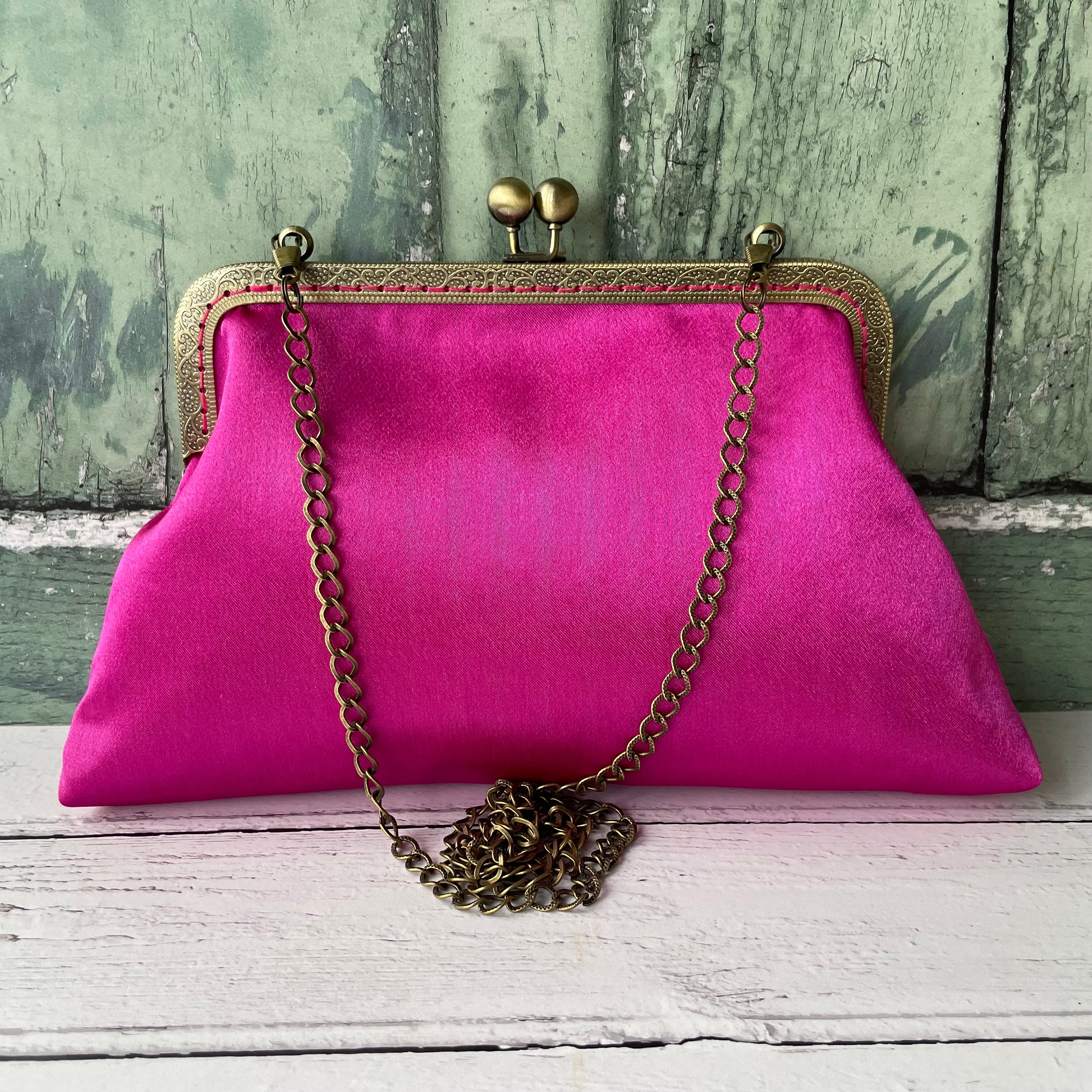 Buy HauteSauce Pink Medium Leather Jaguar Handbag at Best Price @ Tata CLiQ