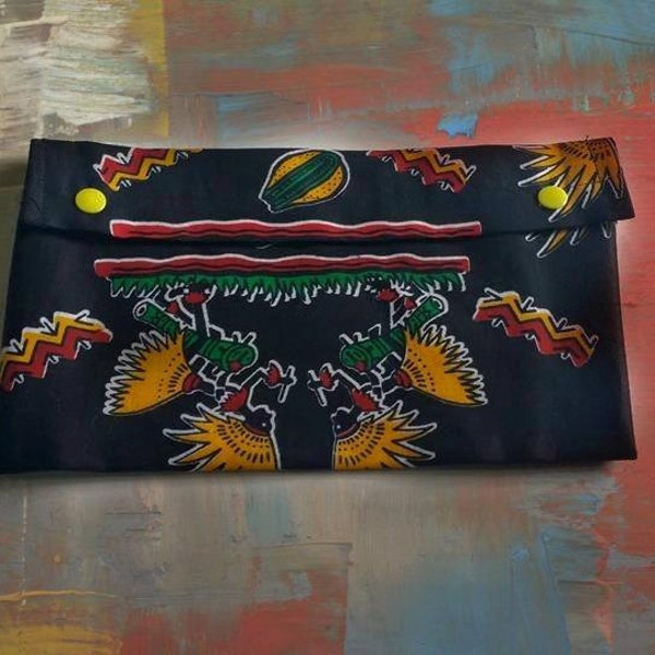 African Tribal Costumes Wet Bag-10"X6"