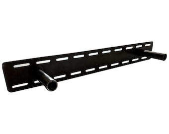 22" Heavy Duty Floating Shelf Bracket Hardware - 4" Rod Supports | Holds 150 lbs