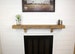 Reclaimed Wood Fireplace Floating Mantel Shelf - 4x8 - Authentic Reclaimed Barn Wood Hand Made Wall Decor. Mounting Hardware Included 