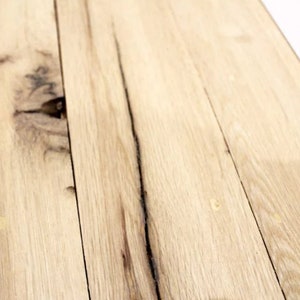 Reclaimed Wood Flooring Board Sample, Unfinished Wide Plank Tongue and Groove Hardwood Floor, Sample Piece