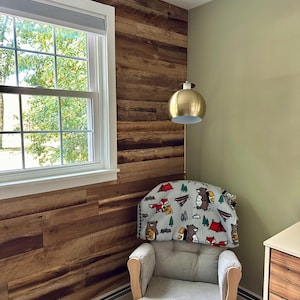 Reclaimed Wood Wall Planks, Mixed Wood Brown Barnwood Slats, Barnwood Paneling, Wood Wall Panel, Barn Wood Wall