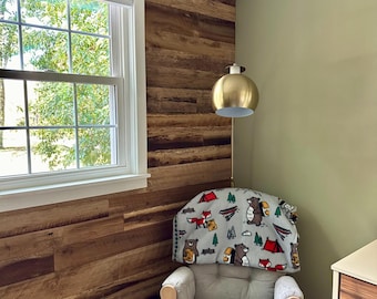 Reclaimed Wood Wall Planks, Mixed Wood Brown Barnwood Slats, Barnwood Paneling, Wood Wall Panel, Barn Wood Wall
