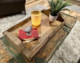 Handcrafted Reclaimed Wood Serving Tray