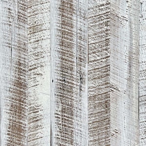 Antique White Barnwood Paneling, Reclaimed Wood Wall Planks, Authentic Farmhouse Panel, Rustic Wooden Panels for Walls and Ceilings