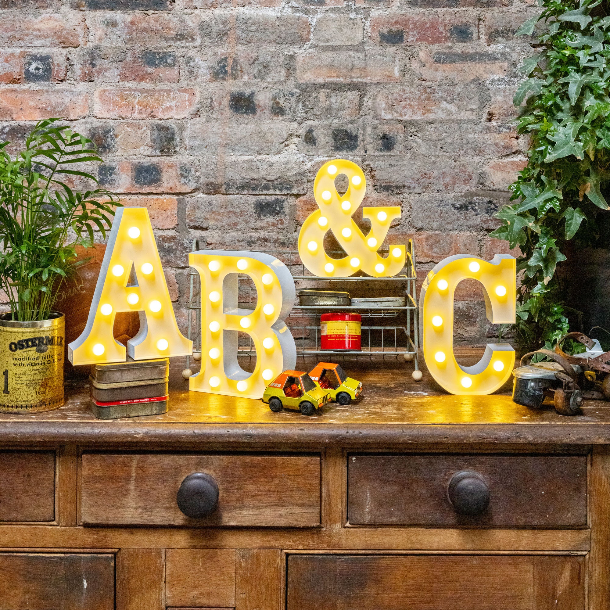 Letter light for sale wall