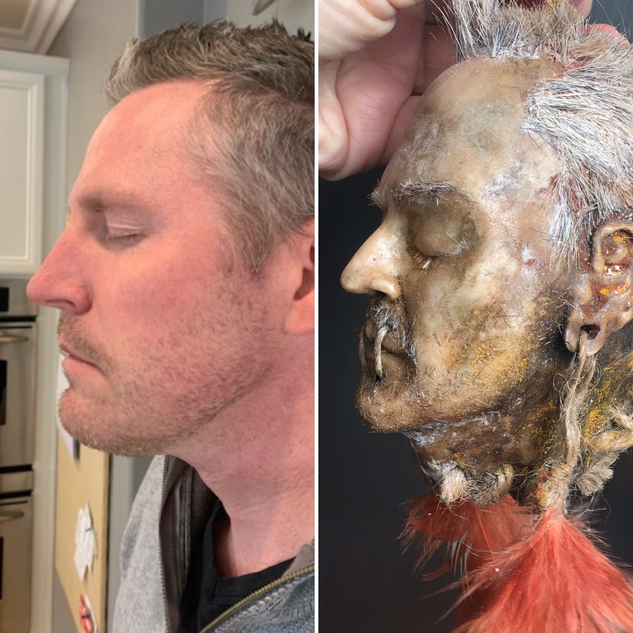 Custom Realistic Shrunken Head Replica Have your own head | Etsy