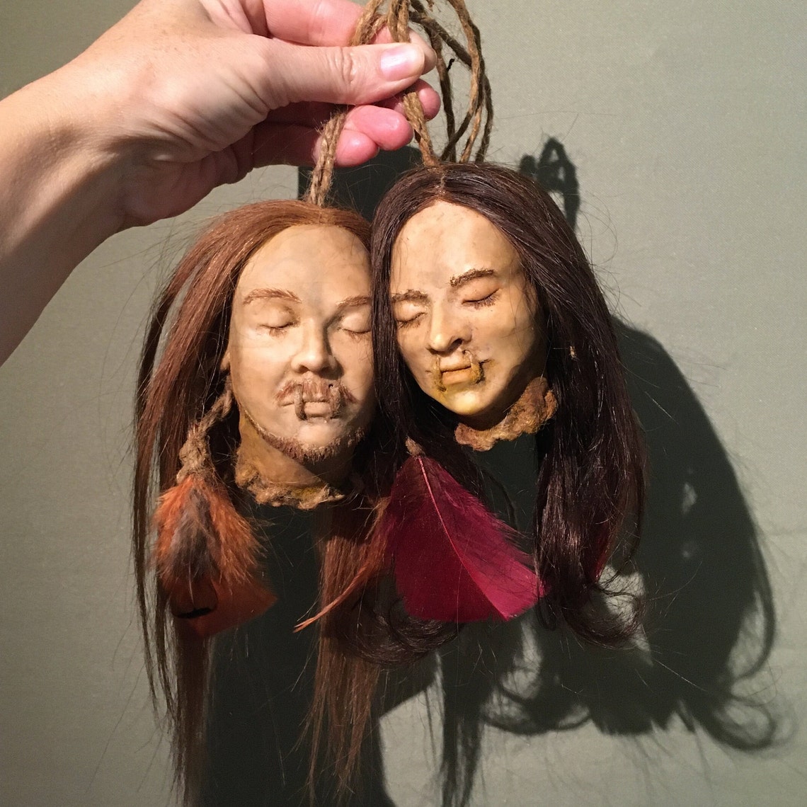 Custom Realistic Shrunken Head Replica Have Your Own Head Etsy