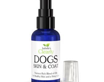SKIN & COAT Topical Oil for Dogs | Relieve Dry Itchy Skin and Irritation, Add Shine to a Dull Coat, Reduce Shedding | Natural Pet Grooming