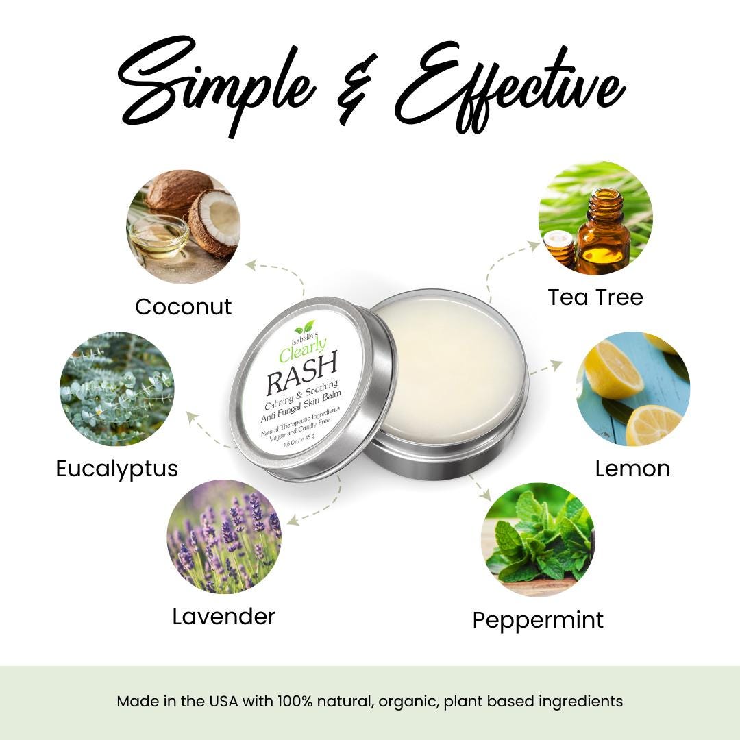 Relief For Rashes RASH Anti Fungal Balm | Natural Relief for Skin Rashes and Itching ...