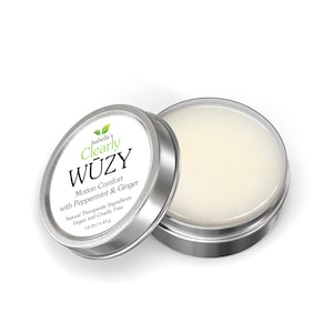 WŪZY Essential Oil Blend for Nausea Relief, Morning Sickness, Motion Sickness | Vegan Natural Remedy with Ginger, Peppermint Aromatherapy