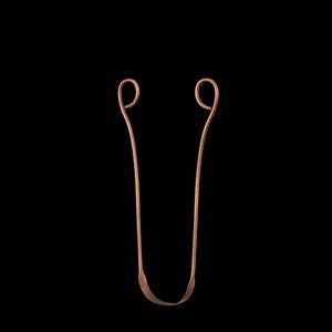 Copper Tongue Scraper and Cleaner | Ayurvedic Bad Breath Remedy | 100% Pure Copper Metal image 3