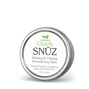 SNŪZ Sleep Aid Aromatherapy Balm | Essential Oil Blend for Insomnia and Sleep Quality with Copaiba and Chamomile | For Adults and Kids