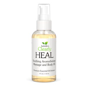 HEAL Aromatherapy Massage Oil, Body Oil, Bath Oil | Soothe Sore Muscles and Relieve Stress with Therapeutic Essential Oils with Calendula