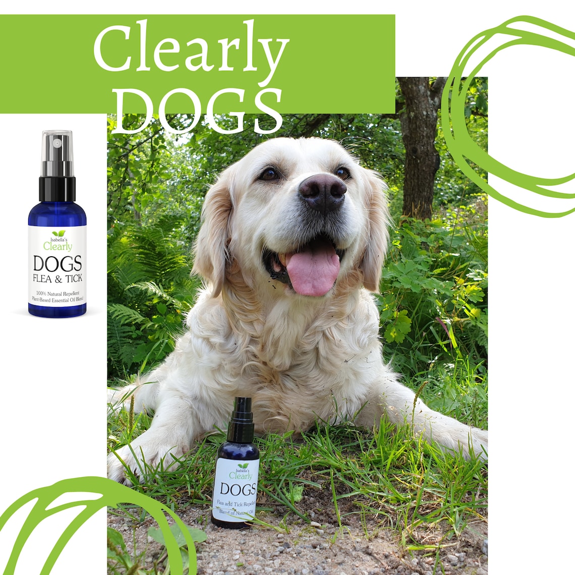Essential Oils for Dogs Flea and Tick Repellent Fur Etsy