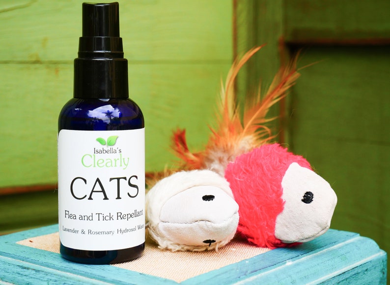 Cat Flea and Tick Repellent Spray I Non Toxic Natural Rosemary Etsy