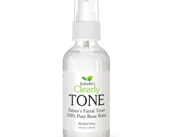 Pure Rose Water Facial Toner: Hydrating Face Mist, Alcohol Free