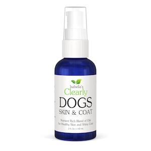 Óleo SKIN & COAT para cães | Mistura tópica para aliviar pele seca com coceira e irritação, adicionar brilho à pelagem opaca, reduzir a queda de pelos
