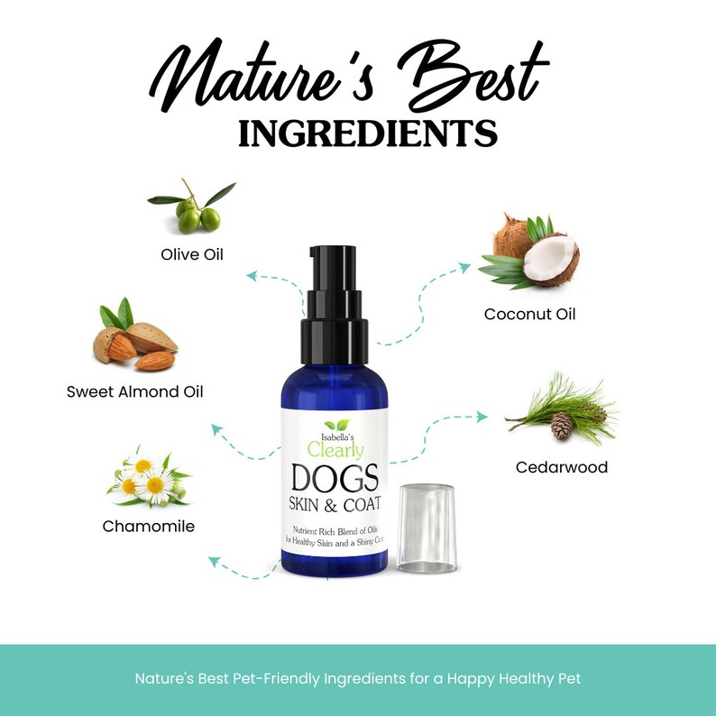 SKIN & COAT Topical Oil for Dogs Relieve Dry Itchy Skin and Irritation