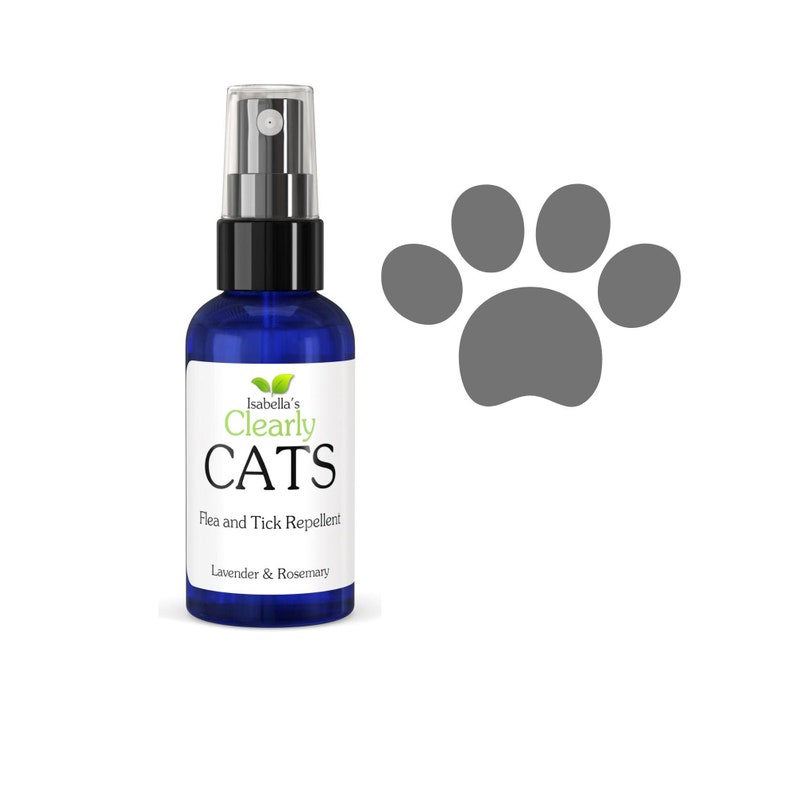 Cat Flea and Tick Repellent Spray I Non Toxic Natural Rosemary Etsy
