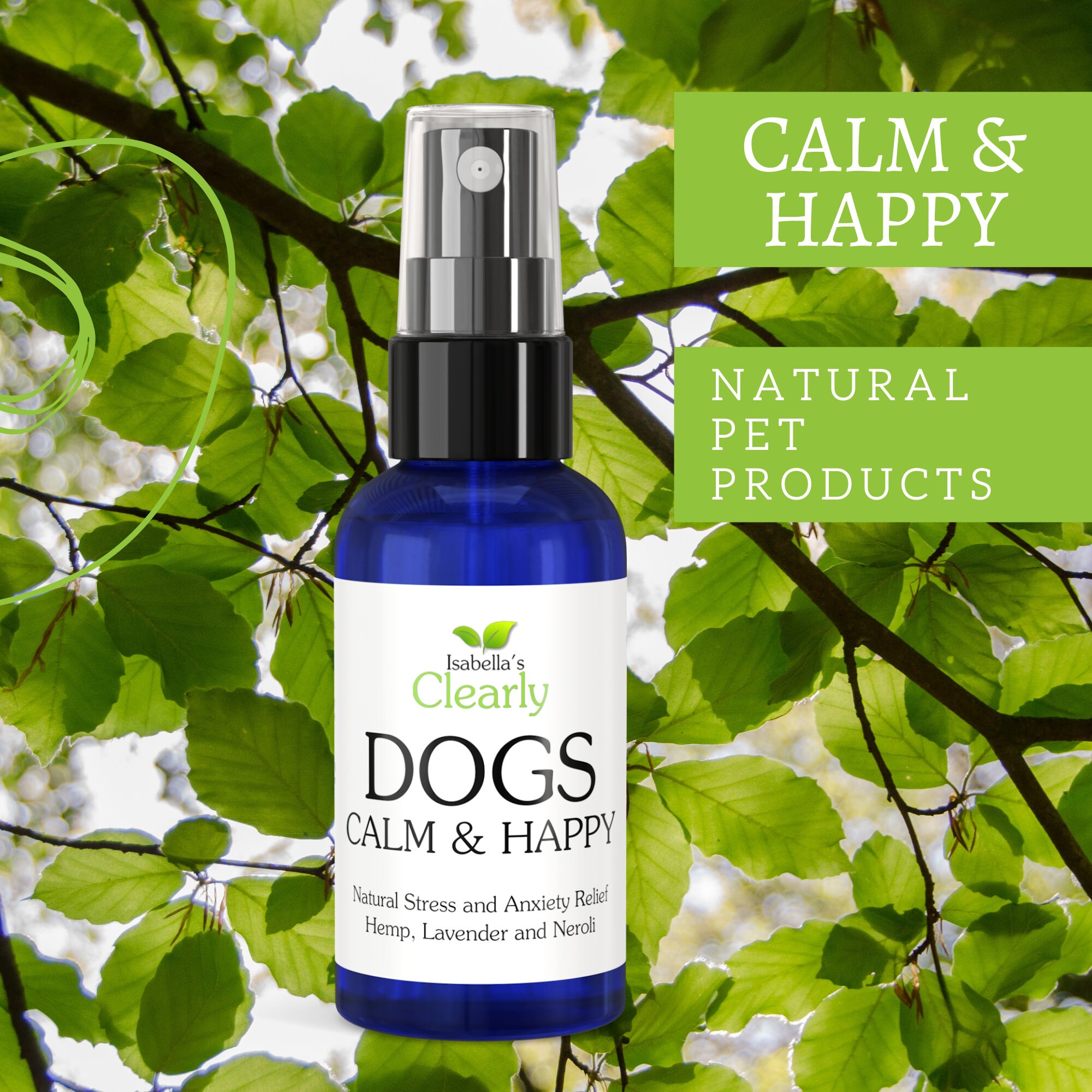 Essential Oils for Dogs Calming Blend for Anxiety Relief Etsy