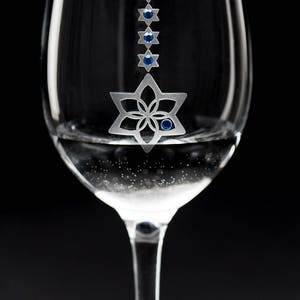 Star of David Kiddush Cup | Miriam&#39;s Cup or Elijah&#39;s Cup | Elegantly Hand Engraved with Personalized Hebrew Available