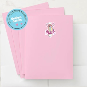 Back to school labels,Waterproof school supply labels, Subject labels for school notebooks,binders and folders,fast shipping