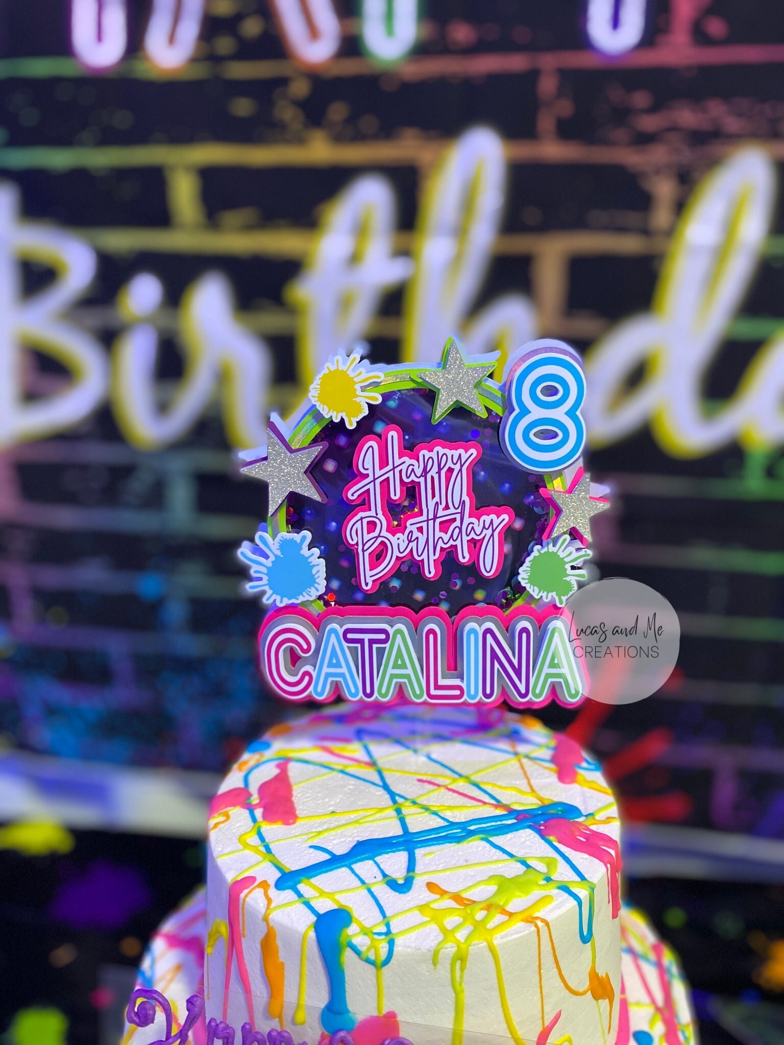 Glow in the dark cakes discount