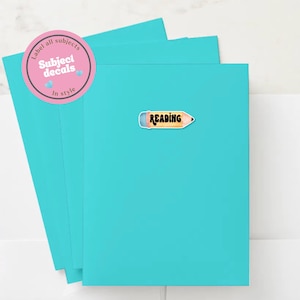 Back to school labels,Waterproof school supply labels, Subject labels for school notebooks,binders and folders,fast shipping