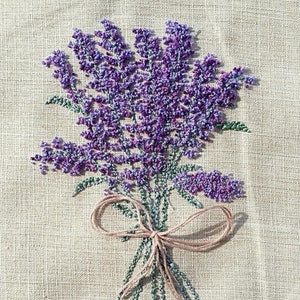 LAVENDER Punch Needle Embroidery Kit