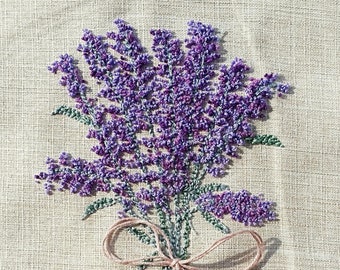 Kit de bordado con aguja perforadora LAVANDA